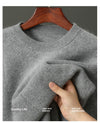 Round Neck Pullover Leisure Knitted Sweater For Men
