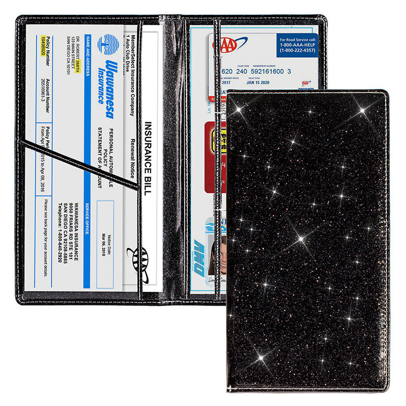 Copertura protettiva della polizza assicurativa per auto Documento di immatricolazione di un'auto