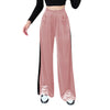 Suede Waist Versatile Drape Splicing Straight-leg Overalls Casual Pants