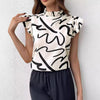 Camicetta da donna elegante stampata New Arrival