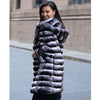 Casual Mid-length Warm Artificial Mink Hair Marten Overcoats