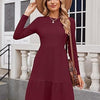 Women's Round Neck Fashion Casual Dress
