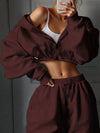 Long Sleeve Sports And Leisure Sweater Suit Two-piece Set