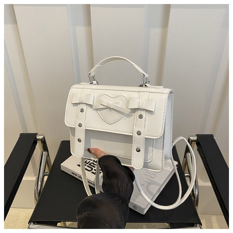 Borsa a tracolla alla moda, grande capacità, piccola borsa quadrata da donna