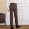 Commuter Anti-wrinkle Wide High Waist Straight Trousers Trendy