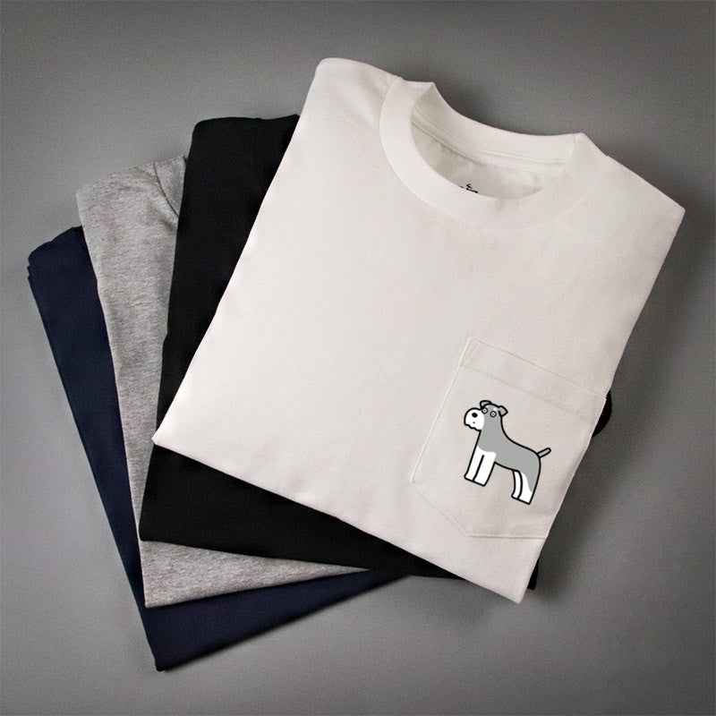 T-shirt Schnauzer tascabile