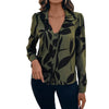 Blusa elegante stampata da donna