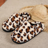 Fashion Leopard Design Cotton Slippers