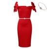 Abito elegante tridimensionale floreale da donna
