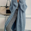 Idle Style Loose Thick Knitted Coat For Women