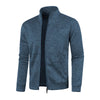 Men's Long Zipper Light Fleece Jacket Plus Size