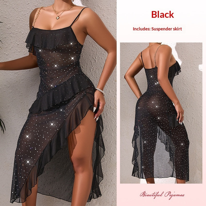 Sexy Sheer Nightgown That Exudes Allure And Elegance