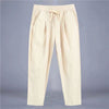 Cotton And Linen Thin Loose Plus Size Sports Straight Pants
