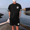Completo casual da uomo sportivo a maniche corte