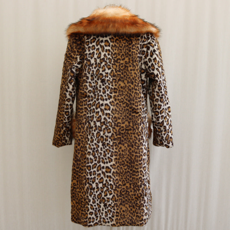 Long Fur Mink Casual Warm Jacket