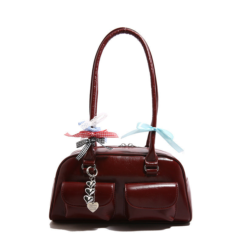 New Autumn Winter Retro One Shoulder Underarm Pillow Bag