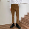 Pantaloni dritti per ragazzi, antipiega, versatili e leggermente maturi