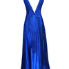 Deep V Neck Sleeveless Backless Bow Ball Evening Dress
