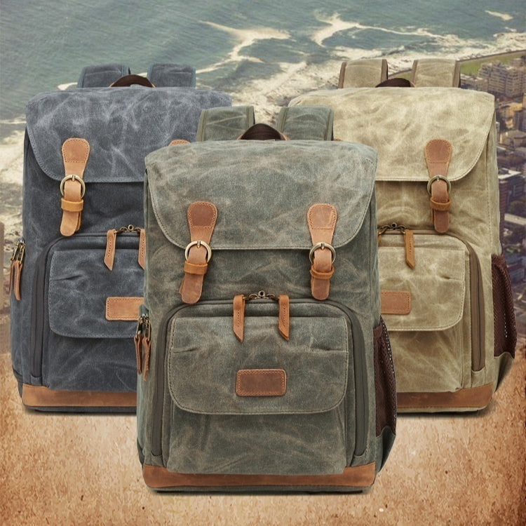 Borsa per fotocamera in tela multifunzionale nuova