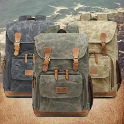 Borsa per fotocamera in tela multifunzionale nuova