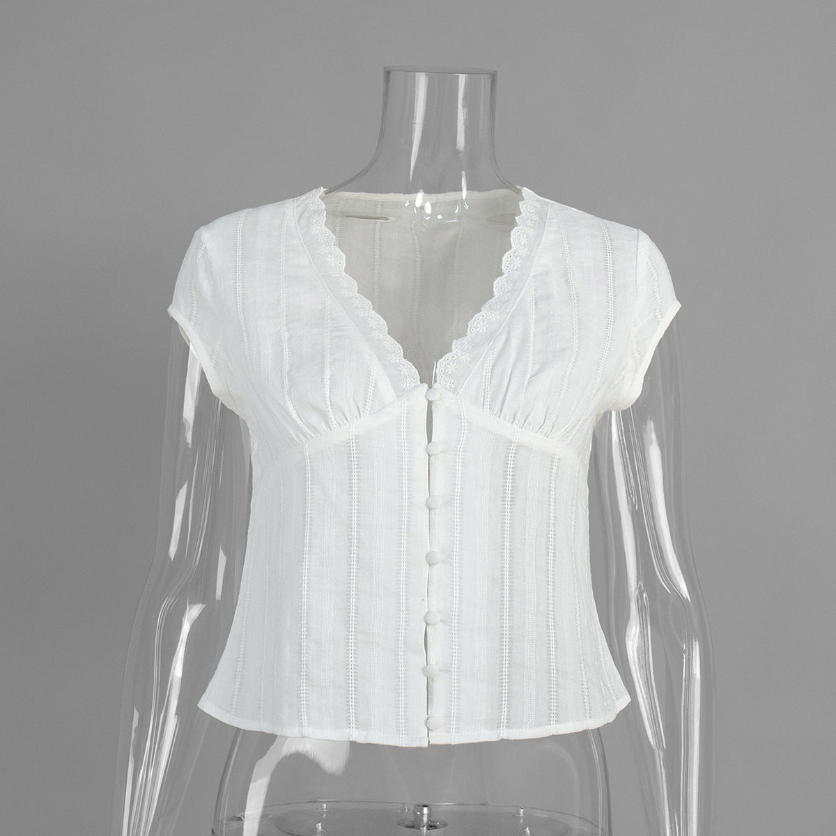 Camicia Bianca Transfrontaliera Stile Europeo E Americano