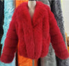 Coat Imitation Fox Fur Women's Clothing