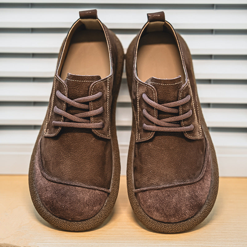 Outdoor Lightweight Men's Retro Low-cut Workwear British Style Shoes