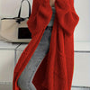 Idle Style Loose Thick Knitted Coat For Women