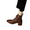 Women's French Elegant Pointed-toe Short Tube Boots