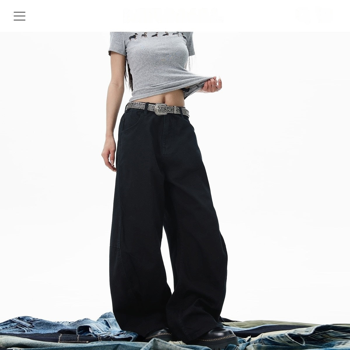 Summer American Casual White Matchet Pants Men And Women