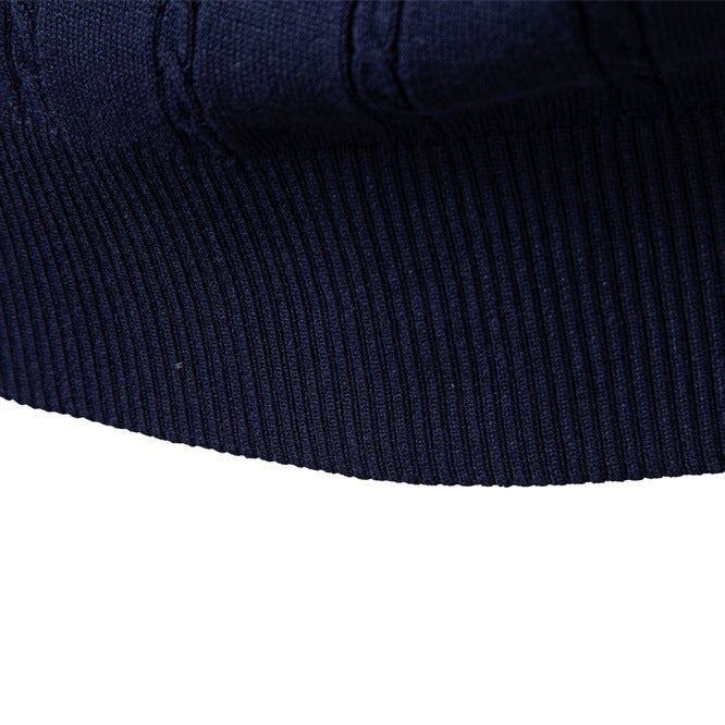 European Size V-neck Twist Sweater Vest Men's Business Sweater Waistcoat