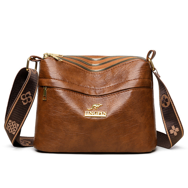 Large Capacity Multi Compartment Cross Body Bag Casual All-matching