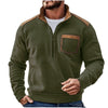 Men's Casual Coat Zipper Fleece Sweater