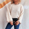 Round Neck Knitted Pullover Leisure Commuter Retro Fashion Sweater