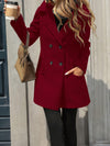 Solid Color Loose Fit Fashion Slim Hat Woolen Coat