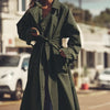 Trench lungo e cappotto largo da donna con cinturino