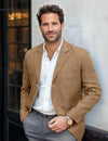 Giacca da uomo casual in cotone e lino