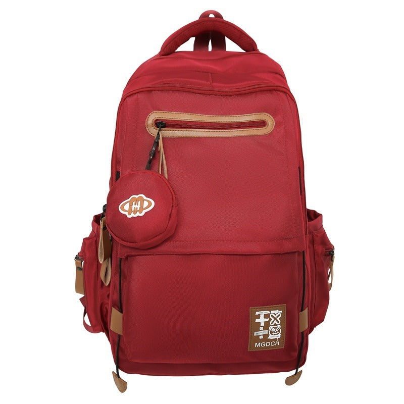 New Large-capacity Backpack Middle School Students Schoolbag