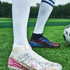 High-top Youth Spike Turf Soccer Shoes