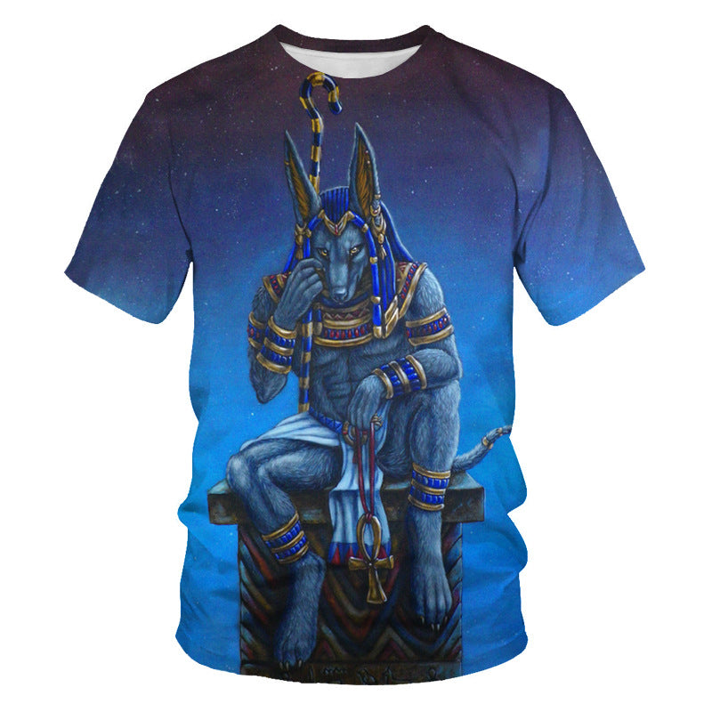 T-shirt da uomo a girocollo a manica corta