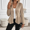 Elegant Office Suede Fabric Jacket Coat