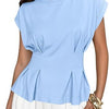 T-shirt Donna Girocollo Manica Corta Casual Versatile Moda