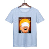T-shirt stampata girocollo da uomo e donna