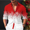 Men's Loose High-grade Comfortable Long Sleeve Lapel Button Shirt Top Fashion Brand