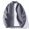Men's American-style Solid Color Sweater Coat