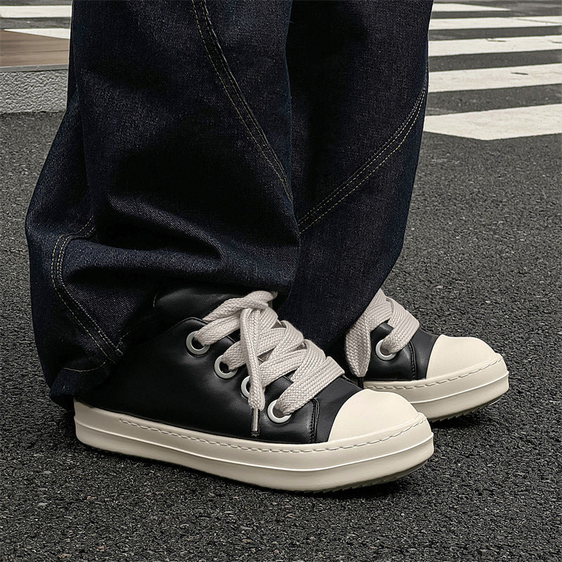 Scarpe casual slip-on da uomo, scarpe basse con fondo rialzato