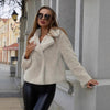 Fashion Loose Short Fox Fur Women's Coat