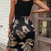 Holidaya Tropical Print Knot Side Wrap Hem Dress