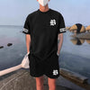 Completo casual da uomo sportivo a maniche corte
