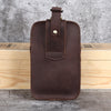 Crazy Horse Leather Men's Belt Bag First Layer Cowhide Mobile Phone Waist Of Trousers Pannier Bag
